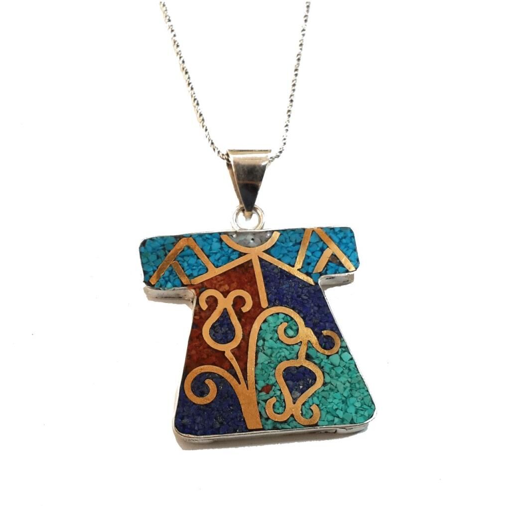 MOZAİK KAFTAN KOLYE SGTL1756