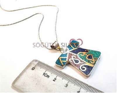 MOZAİK KAFTAN KOLYE SGTL1756