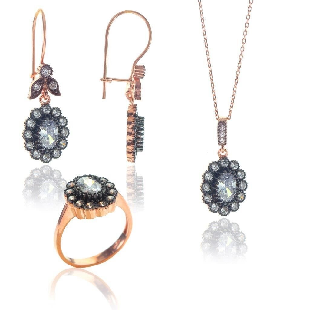 Elmas montürlü üçlü set SGTL8162