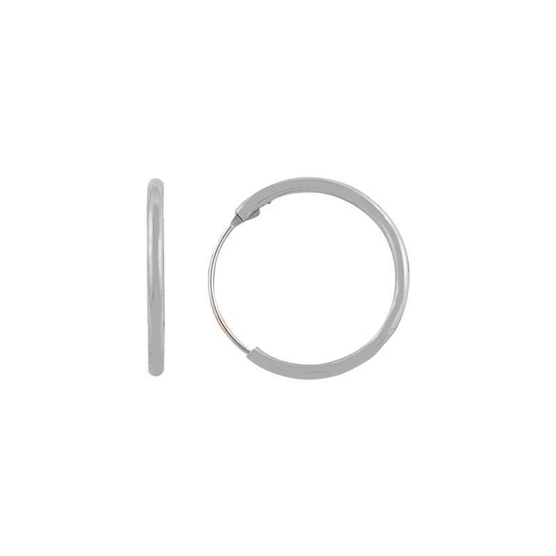 925 Ayar Gümüş 18 mm halka küpe SGTL7313