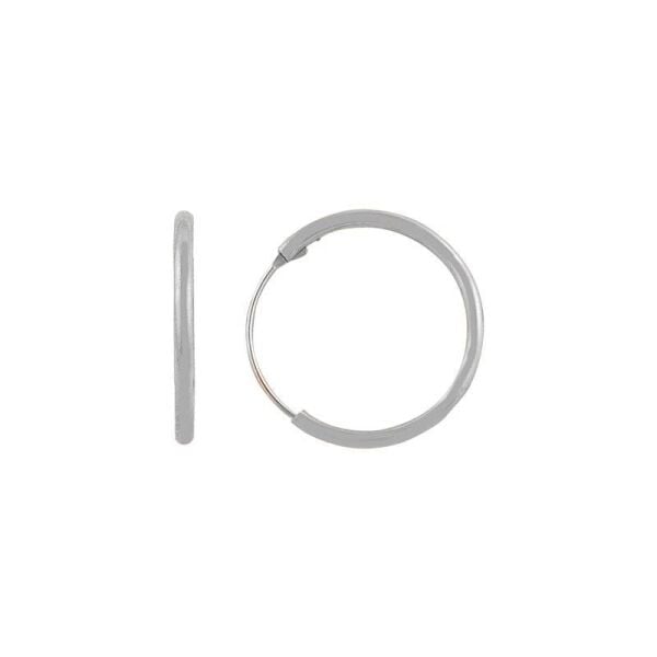 925 Ayar Gümüş 18 mm halka küpe SGTL7313