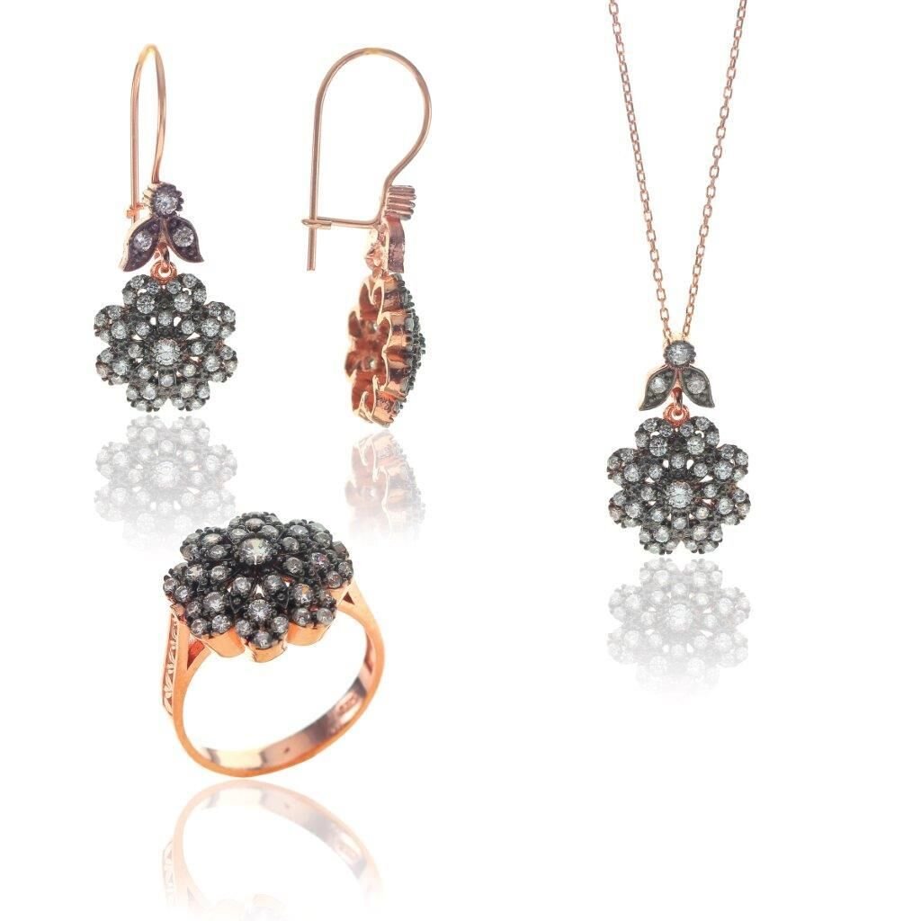 Elmas montürlü üçlü set SGTL8163