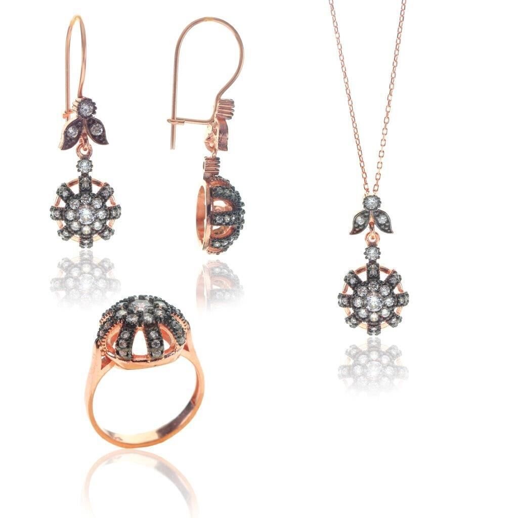 Elmas montürlü üçlü set SGTL8164