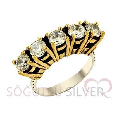 BEŞ TAŞLI YÜZÜK yüzük8271