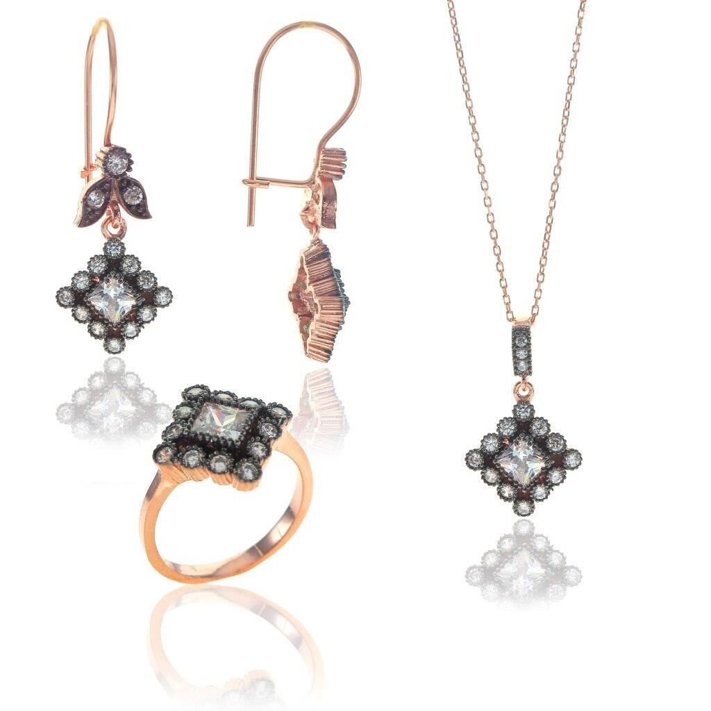 Elmas montürlü üçlü set SGTL8167