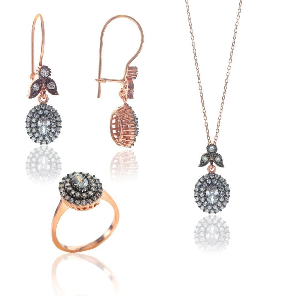 Elmas montürlü üçlü set SGTL8168