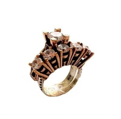 TEK TAŞ ve BEŞ TAŞLI YÜZÜK yüzük8268