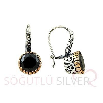 Otantin onix taşlı küpe kupe8334