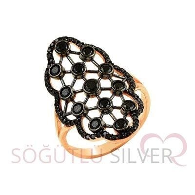 Rose onix taşlı yüzük yuzuk8130