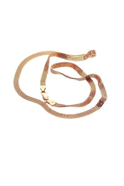 Gümüş hasır rose zincir SGTL8463