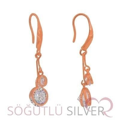 zirkon taşlı sallamalı kiraz küpe küpe8207