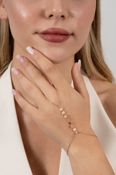 925 ayar gümüş şahmeran rose zirkon taşlı pullu şahmeran SGTL13176ROSE