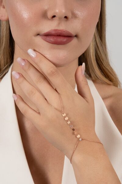 925 ayar gümüş şahmeran rose zirkon taşlı pullu şahmeran SGTL13176ROSE