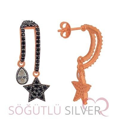 damlalı ve yıldız küpe kupe8203