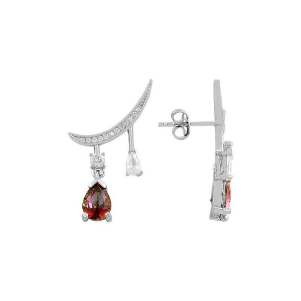 Mistik topaz taş rengi küpe SGTL7324