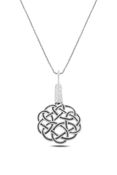 Gümüş aşk düğümü kolye  SGTL10296SYH